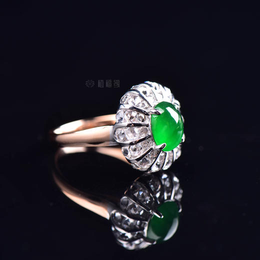 【耀世】精美满绿戒-JZ1227010 商品图2