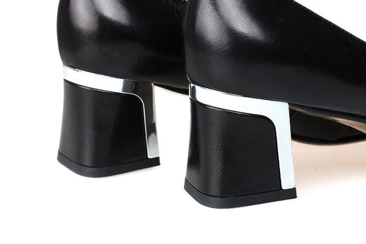 豪麟名鞋奥莱迪嘉女鞋乐福鞋羊皮革Z26223S黑色  原价3960元 商品图2