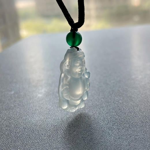 冰种翡翠精雕财神爷 商品图8