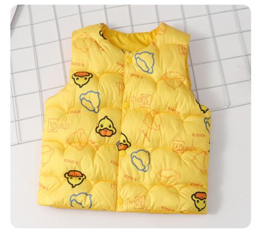 【男女宝宝都能穿~】G.DUCKKIDS小黄鸭棉马甲 商品图4
