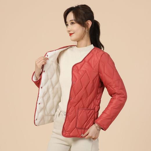 SX-8209双面轻薄保暖长袖棉内胆女款家居上衣8209双面 商品图6