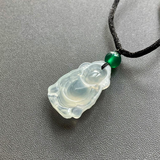 冰种翡翠精雕财神爷 商品图4