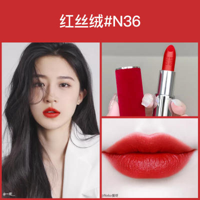 专柜390 纪梵希口红 红丝绒/粉丝绒丝绒哑光N27 N36 N37 口红 商品图2
