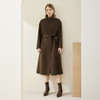 MH9F9斯尔丽瑟俪2022年冬上新商场同款高级立领牛角扣系腰带宽松大衣 商品缩略图2