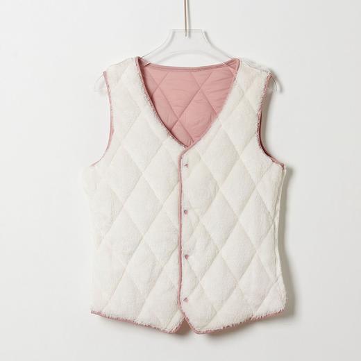 SX-8021秋冬短款加绒马甲内胆保暖家居舒适简约女款马甲8021 商品图2