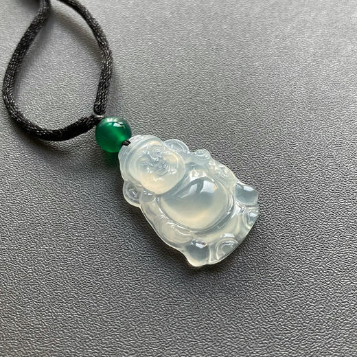 冰种翡翠精雕财神爷 商品图2