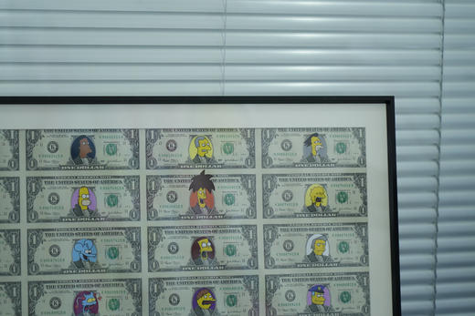 收藏系列 美金手绘画 辛普森 商品图5