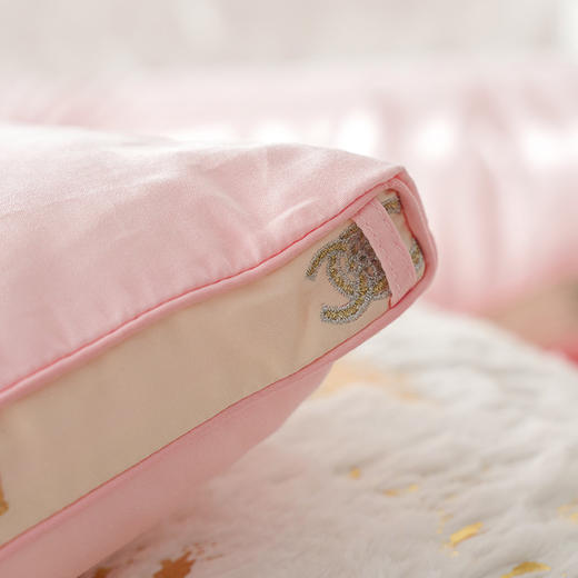 自然醒小香风烫钻绣花立体冬被 保暖亲肤秋冬被芯双人加厚冬季被子LFS 商品图5