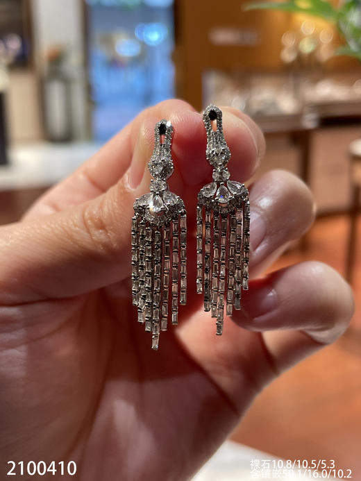 高冰阳艳绿蛋面耳坠【2100410】具体价格微信咨询 商品图8