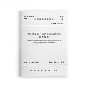 建筑物及电子信息系统隔离防雷技术标准T/ASC28-2022