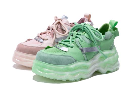 westory春季新品潮趣色彩时髦老爹鞋运动鞋女51671 商品图0