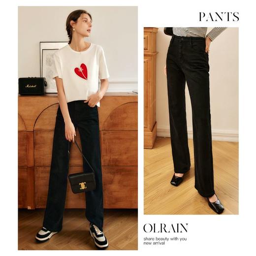 欧芮儿白色T恤女春季2022新款宽松显瘦洋气爱心刺绣短袖休闲上衣 商品图1