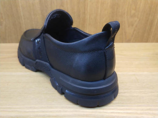 豪行2021春款男士潮鞋11159101牛皮厚底休闲鞋英伦皮鞋单鞋 商品图4