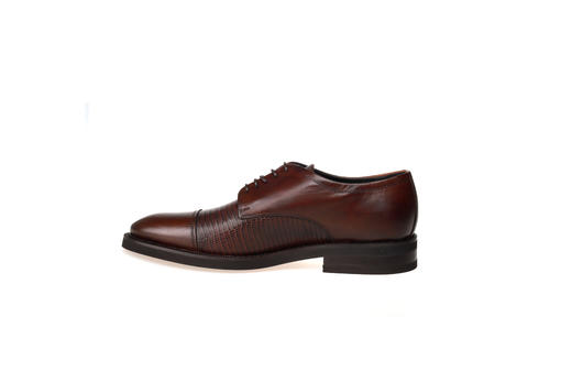 豪麟名鞋奥莱BALDININI男鞋牛皮革皮鞋DU3B120P咖啡色  原价4660元 商品图1