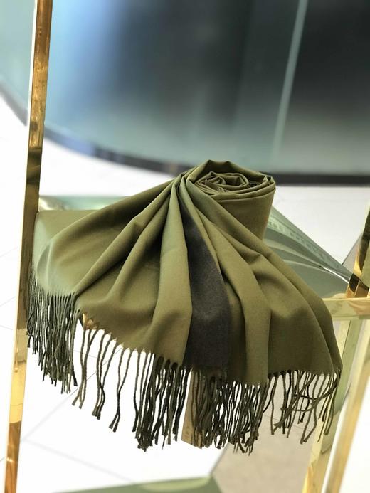 优品堂【青春无悔】两面双色拉绒长巾 商品图1