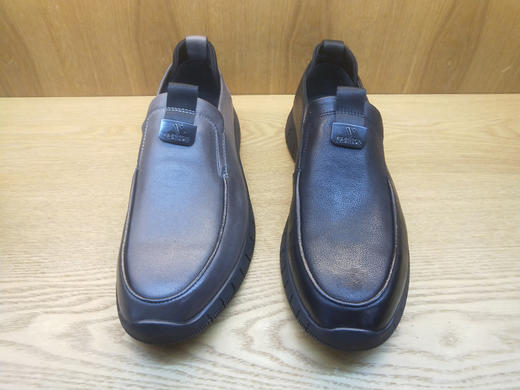 豪行秋款10359951一脚蹬休闲布洛克英伦皮鞋潮流韩版男士百搭板鞋 专柜正品 商品图4