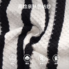 OLrain欧芮儿法式黑白条纹针织衫女秋季2022年新款蝴蝶结v领上衣 商品缩略图3