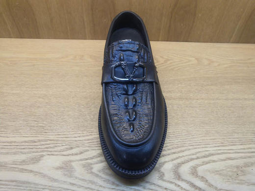 豪行男鞋2021春季欧版潮鞋11150918真皮低跟休闲皮鞋男士乐福鞋子 商品图3