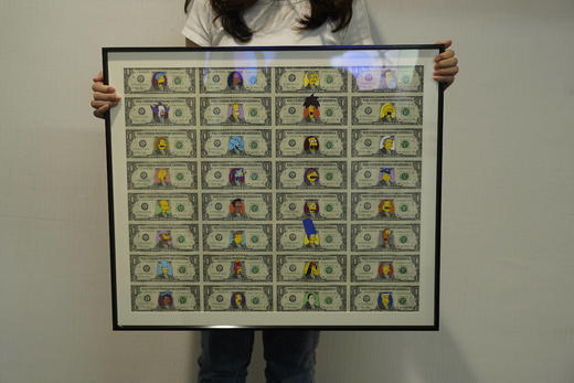 收藏系列 美金手绘画 辛普森 商品图3