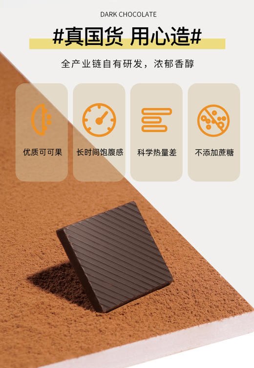 兴科普莱赞每日黑巧无蔗糖添加可可脂零食 商品图1