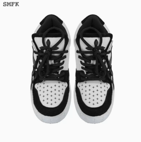 SMFK 熊猫滑板鞋黑白 Panda S0016BW.潮快闪[福利品]