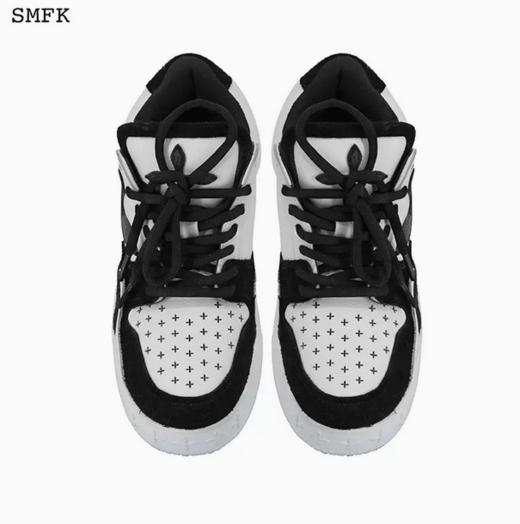 SMFK 熊猫滑板鞋黑白 Panda S0016BW.潮快闪[福利品] 商品图0