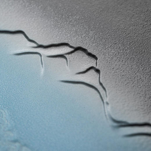 陶瓷茶盘家用小型茶托盘干泡台储水泡茶盘功夫茶具托盘排水式茶海 伊-山川海浪方形盘S3a 商品图4