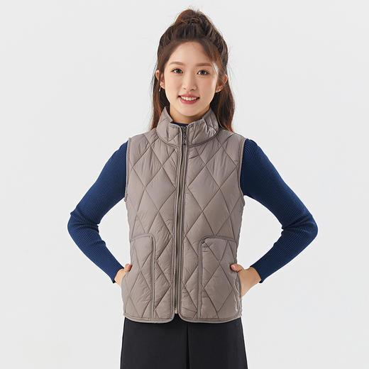 SX-70236春秋女士外穿马甲保暖马甲轻薄口袋时尚年轻棉马甲70236 商品图4