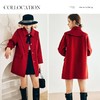 OLrain欧芮儿法式红色双面毛呢外套女春2025新款气质小个子大衣 商品缩略图1