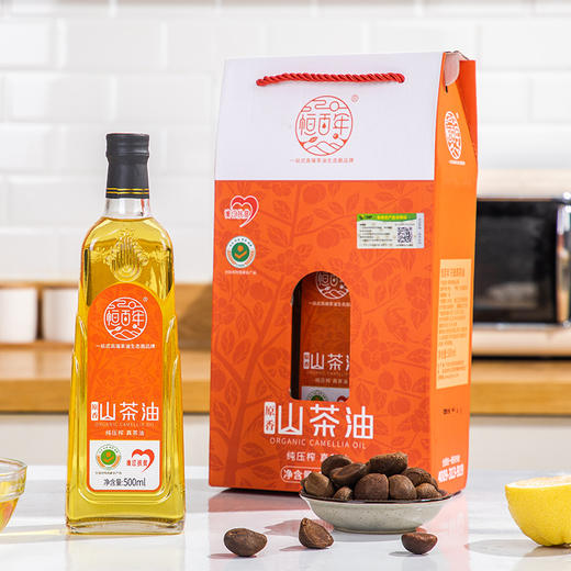 【韶关帮扶】恒百年有机原香山茶油 500ml 商品图1