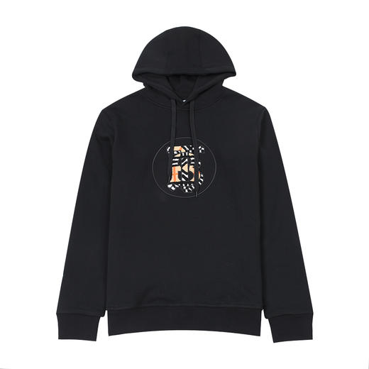 秋冬女款 虎纹绒格纹刺绣TB 连帽套头卫衣 Z-9808 商品图5