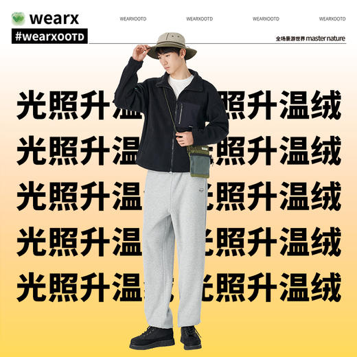 完型光暖绒绒衣冬季成人外套抓绒衣 商品图2