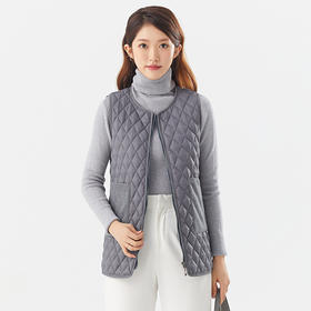 SX-2326时尚棉马甲保暖拉链口袋中青年马甲2326