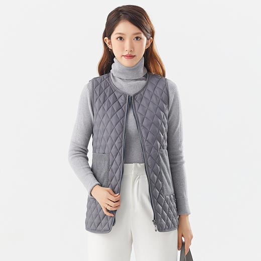 SX-2326时尚棉马甲保暖拉链口袋中青年马甲2326 商品图0