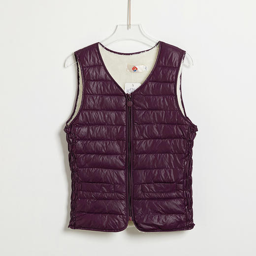 SX-2102新款女士保暖马甲加绒女款冬季马甲拉链长毛马甲2102款 商品图5