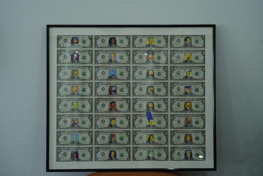 收藏系列 美金手绘画 辛普森 商品图1