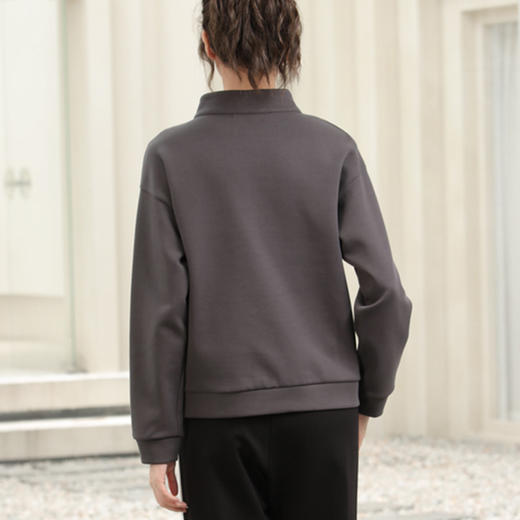 裁缝学苑AX14落肩袖短款卫衣纸样女装半拉链上衣服装衣服样板图纸 商品图2
