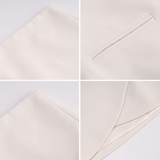 欧芮儿短款半身裙女春季2022新款高腰显瘦时尚设计感不规则a字裙 商品图8