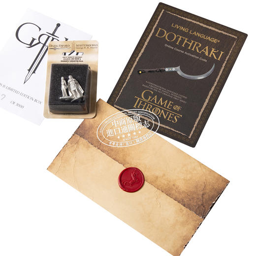 【中商原版】权力的游戏20周年纪念铁粉珍藏宝盒 内含TSHIRT尺码为XXL GAME OF THRONES  BOX SET 英文原版 George R R Martin 商品图4
