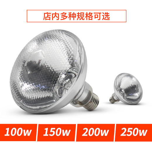 华畜 养殖保温灯 加热快 喷水不爆 可调温度 加热取暖灯 小鸡仔猪育雏保温灯 商品图3