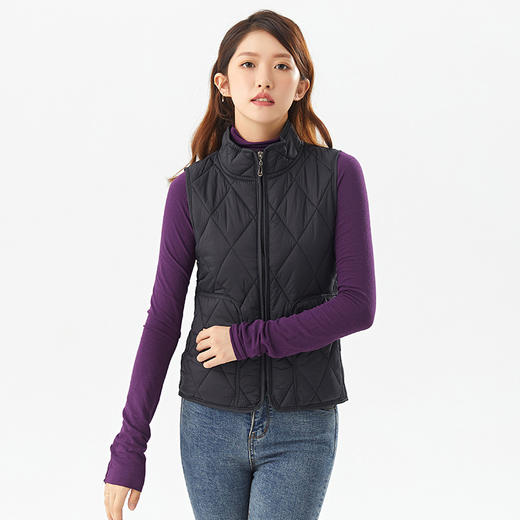 SX-70236春秋女士外穿马甲保暖马甲轻薄口袋时尚年轻棉马甲70236 商品图1