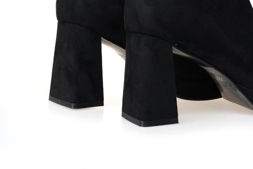 豪麟名鞋奥莱迪嘉女装进口弹力绒布时尚雅致靴DJELA22WN016黑色  原价2960元 商品图2