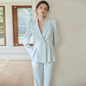 职业套装女商务秋装长袖西装正装气质女神范轻奢高端套裤工作服秋