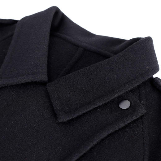 MH9J9斯尔丽瑟俪2022年冬上新商场同款立体剪裁双片式风衣款阔版大衣 商品图3