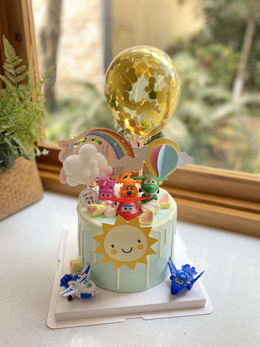 超级飞侠奶油蛋糕 下单前请仔细阅读商品详情 商品图0