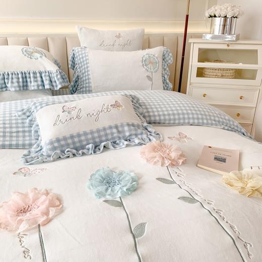 南通家居床上四件套秋冬新品高克重 230g全消光牛奶绒 商品图1