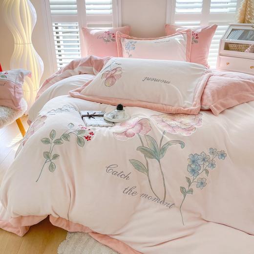 南通家居床上四件套秋冬新品高克重 230g全消光牛奶绒 商品图3