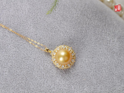 [ 雪精灵 ] 南洋金珍珠吊坠 商品图0