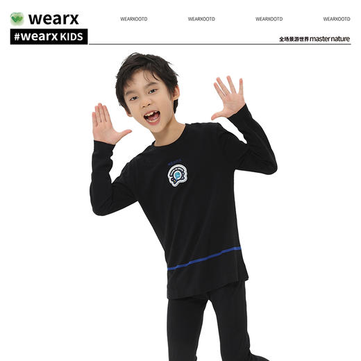 完型儿童飞天保暖套装儿童内衣保暖 商品图4