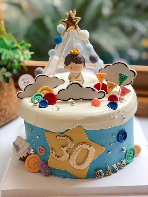 男孩小王子奶油蛋糕 下单前请仔细阅读商品详情 商品图0